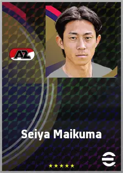 Maikuma Seiya eFootball 2026 player card, 71 OVR RB