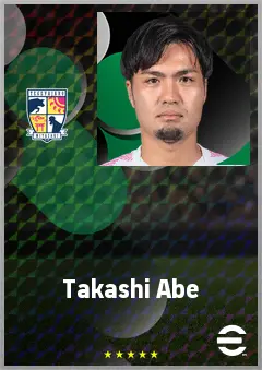 Abe Takashi eFootball 2026 player card, 69 OVR CB