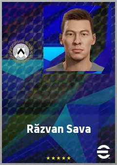 Răzvan Sava eFootball 2026 player card, 71 OVR GK