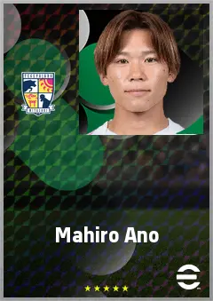 Ano Mahiro eFootball 2026 player card, 68 OVR RWF
