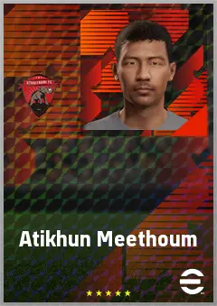 Atikhun Meethoum eFootball 2026 player card, 64 OVR DMF
