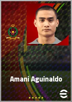 Amani Aguinaldo eFootball 2026 player card, 62 OVR CB
