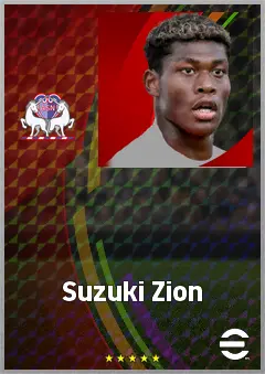 Suzuki Zion eFootball 2026 player card, 76 OVR GK