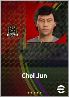 Choi Jun eFootball 2026 player card, 69 OVR RB