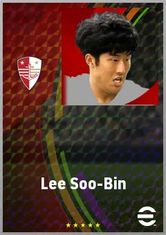 Lee Soo-Bin eFootball 2026 player card, 68 OVR CMF