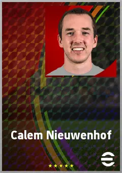 Calem Nieuwenhof eFootball 2026 player card, 70 OVR CMF