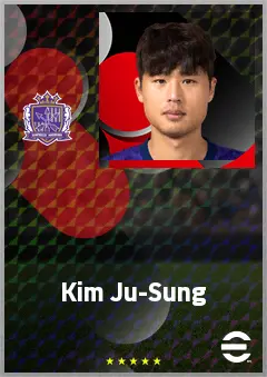Kim Ju-Sung eFootball 2026 player card, 71 OVR CB