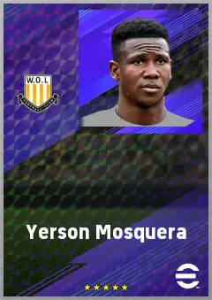 Yerson Mosquera eFootball 2026 player card, 73 OVR CB