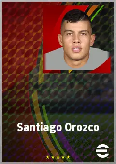 Santiago Orozco eFootball 2026 player card, 68 OVR DMF