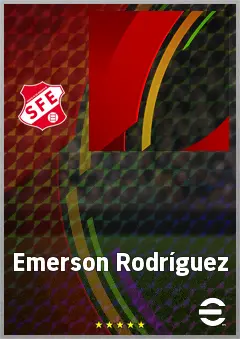 Emerson Rodríguez eFootball 2026 player card, 70 OVR RMF