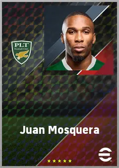Juan Mosquera eFootball 2026 player card, 71 OVR RB