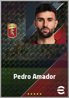 Pedro Amador eFootball 2026 player card, 71 OVR LB