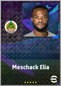 Meschack Elia eFootball 2026 player card, 71 OVR SS