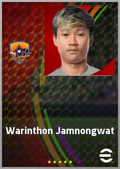 Warinthon Jamnongwat eFootball 2026 player card, 64 OVR LB