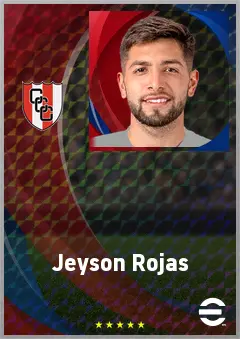 Jeyson Rojas eFootball 2026 player card, 69 OVR RB