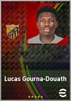 Lucas Gourna-Douath eFootball 2026 player card, 71 OVR DMF