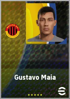 Gustavo Maia eFootball 2026 player card, 69 OVR LWF