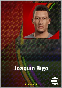 Joaquín Bigo eFootball 2026 player card, 69 OVR GK