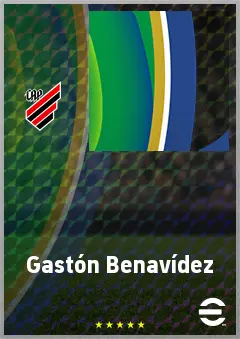 Gastón Benavídez eFootball 2026 player card, 74 OVR RB