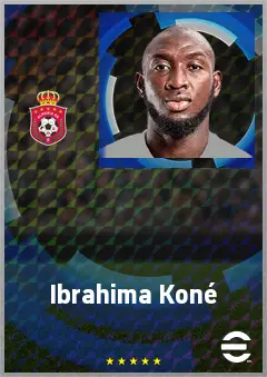 Ibrahima Koné eFootball 2026 player card, 71 OVR CF