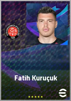 Fatih Kuruçuk eFootball 2026 player card, 68 OVR CB