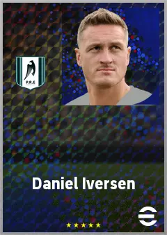 Daniel Iversen eFootball 2026 player card, 72 OVR GK