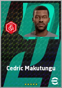 Cedric Makutungu eFootball 2026 player card, 65 OVR LB