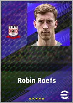 Robin Roefs eFootball 2026 player card, 74 OVR GK