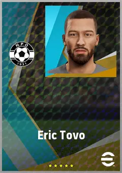 Eric Tovo eFootball 2026 player card, 69 OVR CB