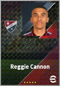 Reggie Cannon eFootball 2026 player card, 70 OVR RB