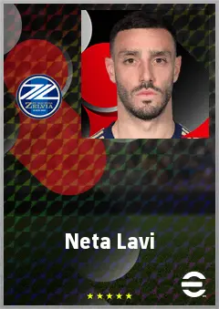 Neta Lavi eFootball 2026 player card, 71 OVR DMF