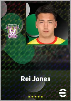 Jones Rei eFootball 2026 player card, 62 OVR GK