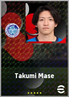 Mase Takumi eFootball 2026 player card, 68 OVR RB