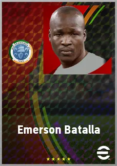 Emerson Batalla eFootball 2026 player card, 70 OVR RWF