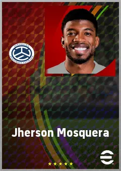 Jherson Mosquera eFootball 2026 player card, 70 OVR RB
