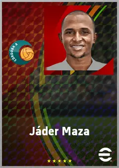 Jáder Maza eFootball 2026 player card, 69 OVR LMF