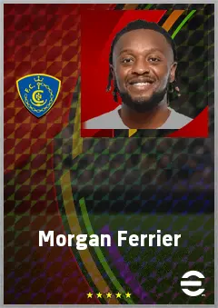 Morgan Ferrier eFootball 2026 player card, 68 OVR CF