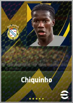 Chiquinho eFootball 2026 player card, 73 OVR LWF