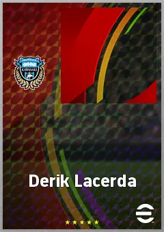 Derik Lacerda eFootball 2026 player card, 71 OVR CF