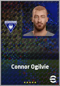 Connor Ogilvie eFootball 2026 player card, 69 OVR LB