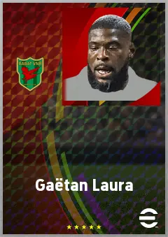 Gaëtan Laura eFootball 2026 player card, 69 OVR CF