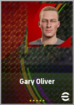 Gary Oliver eFootball 2026 player card, 67 OVR CF