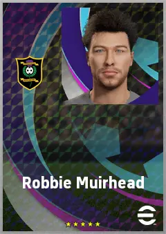 Robbie Muirhead eFootball 2026 player card, 69 OVR CF