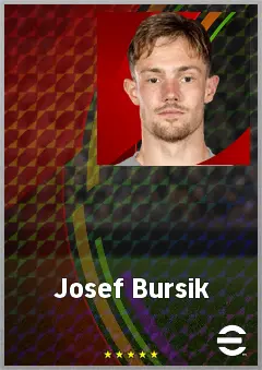 Josef Bursik eFootball 2026 player card, 69 OVR GK