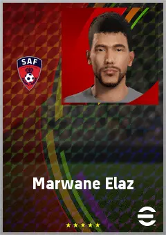 Marwane Elaz eFootball 2026 player card, 66 OVR LWF