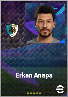 Erkan Anapa eFootball 2026 player card, 63 OVR GK