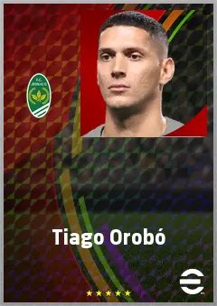 Tiago Orobó eFootball 2026 player card, 69 OVR CF