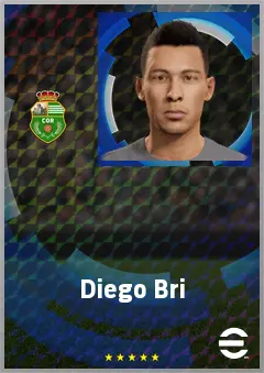 Diego Bri eFootball 2026 player card, 66 OVR LMF