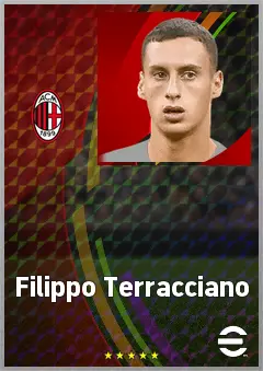Filippo Terracciano eFootball 2026 player card, 73 OVR RB