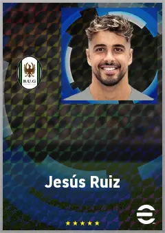 Jesús Ruiz eFootball 2026 player card, 70 OVR GK